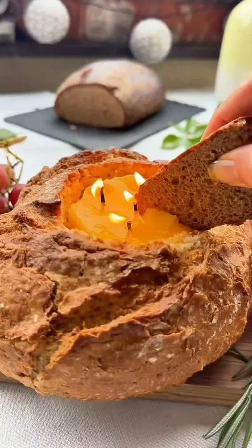 Edible Candle made at home
